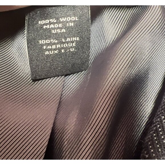 Marc by Marc Jacobs gray and blue striped mens 100% wool blazer size medium USA - Picture 3 of 16